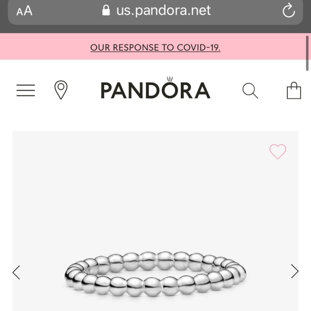 Pandora Silver Ring